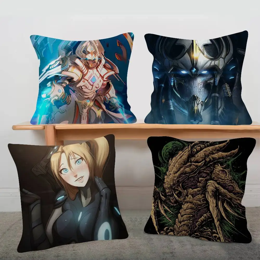 Game StarCraft Cute Cartoon Two-dimensional Pillowcase Bedroom Sofa Cushion Cover Nap Pillow Cover