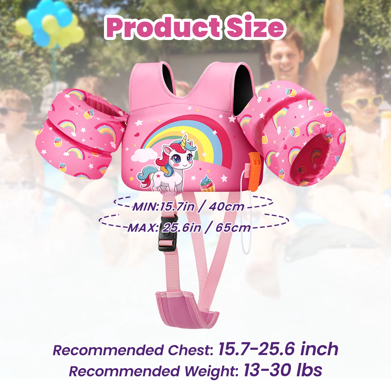 Toddler Swim Float Vest 3