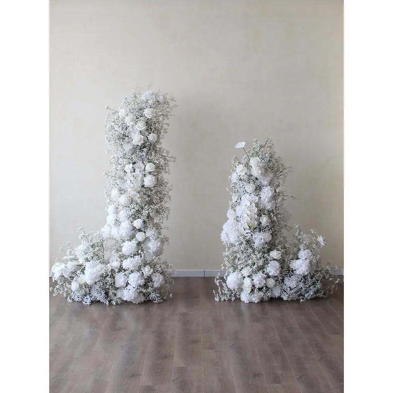 Artificial flower Gypsy Arch Floral Arrangement False Flower Studio Wedding Arrangement Wedding Background Ornament Photo Decora
