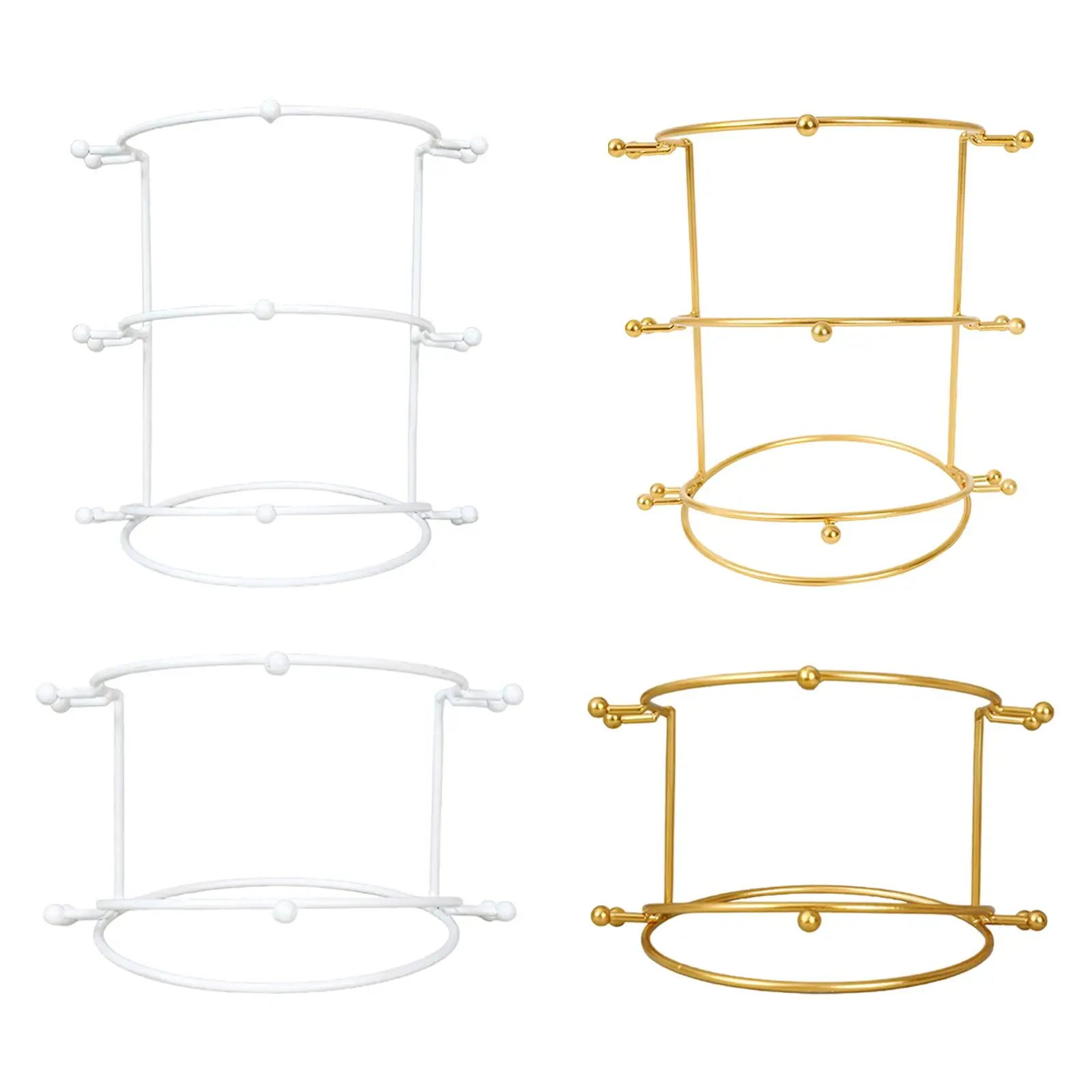 Wedding Tiara Support Stand Metal Storage Rack Headbands Organizer Princess Holder for Girl Room Showcases Women Home Exhibition