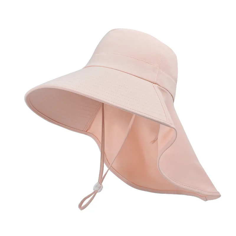 Summer Sun Hat, Women's Large Brim, Face Covering Sun Hat, Outdoor UV Resistant Fisherman Hat - view 5