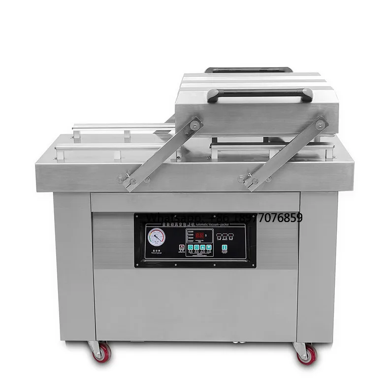

2026 Semi-automatic Double-chamber Vacuum Sealing Machine / Plastic Bag Vacuum Packaging Machine / Machine For Small Businesses
