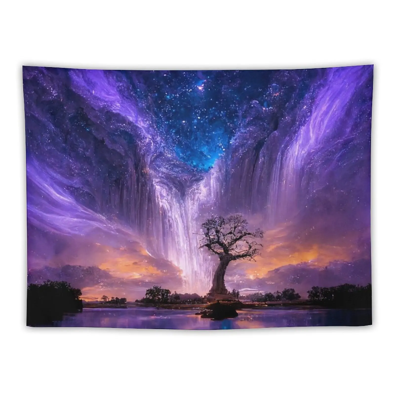 

Aurora borealis sky Tapestry Room Aesthetic Decor Room Decorator Tapestry