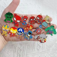 10pcs Cartoon Series Anime Charm Pendant Earrings Necklace Making DIY handicrafts Wholesale