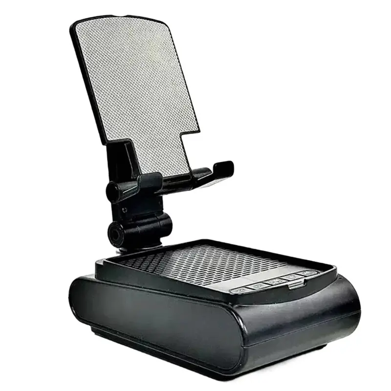 حامل هاتف CJSD-Lazy يدعم مكبر الصوت اللاسلكي المحمول مع مكبر صوت بلوتوث قابل للتعديل لسطح المكتب اللوحي المباشر