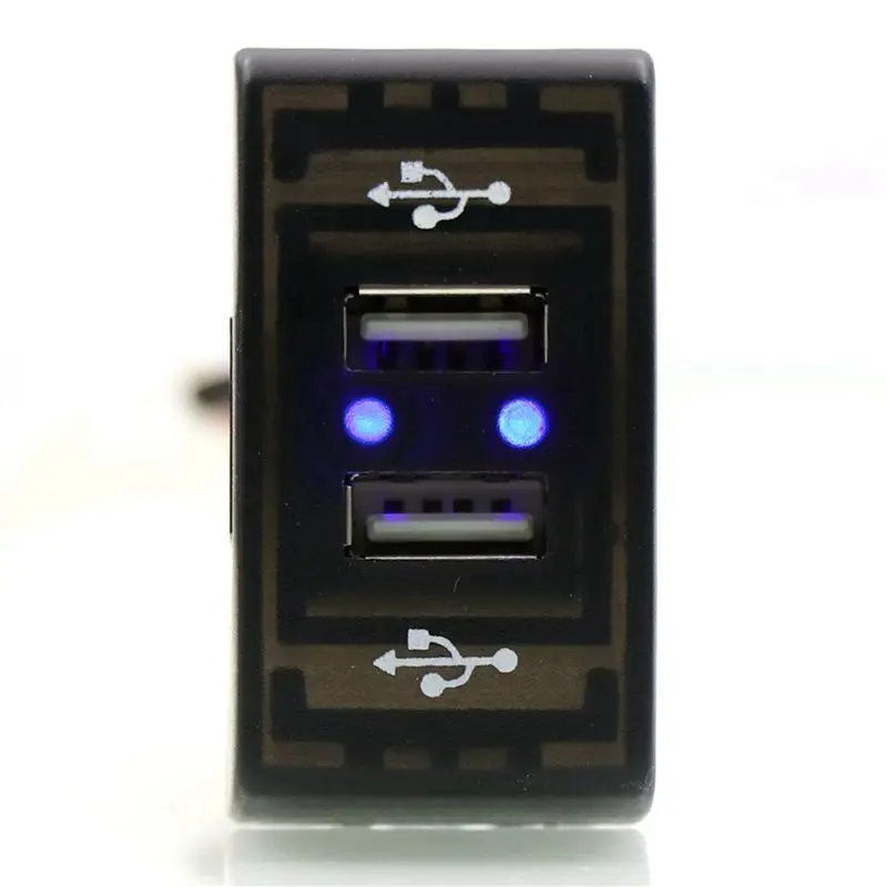3X Car Dual USB 5V 2.1A Car USB Power Socket Car Accessories For Iveco Truck Stralis Hi-Way Eurocargo