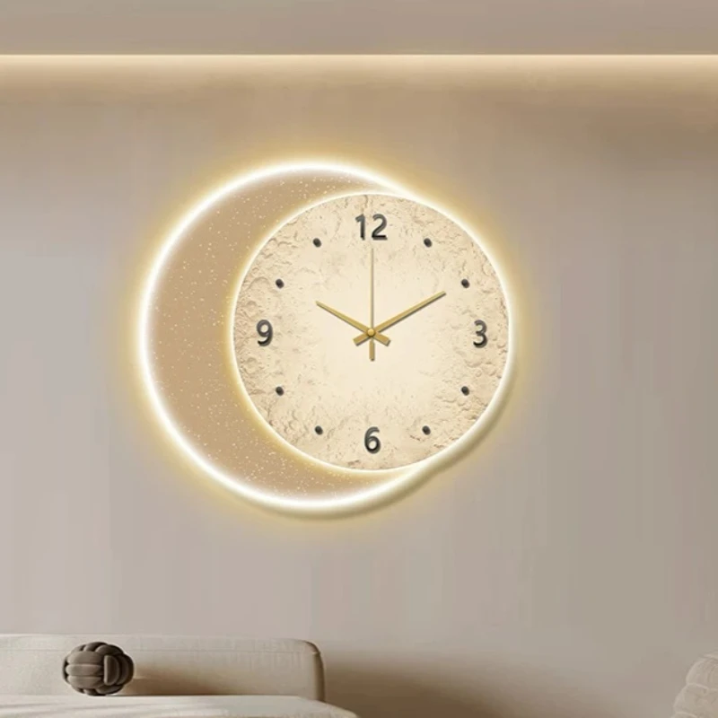 Gold Digital Wall Clocks Creative Cheap Moving Decor Wall Clocks Art Bedside Reloj Digital Pared Living Room Accessories