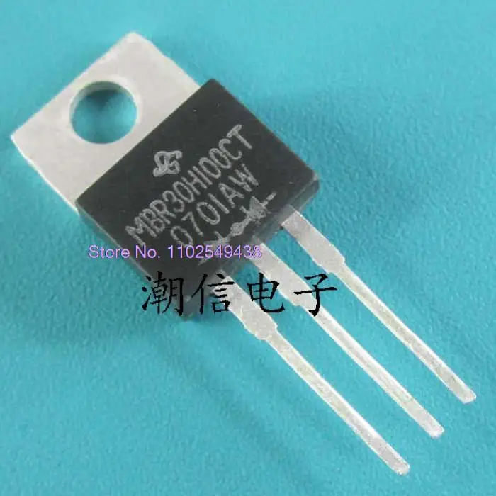 

10PCS/LOT MBR30H100CT 30A 100V in stock