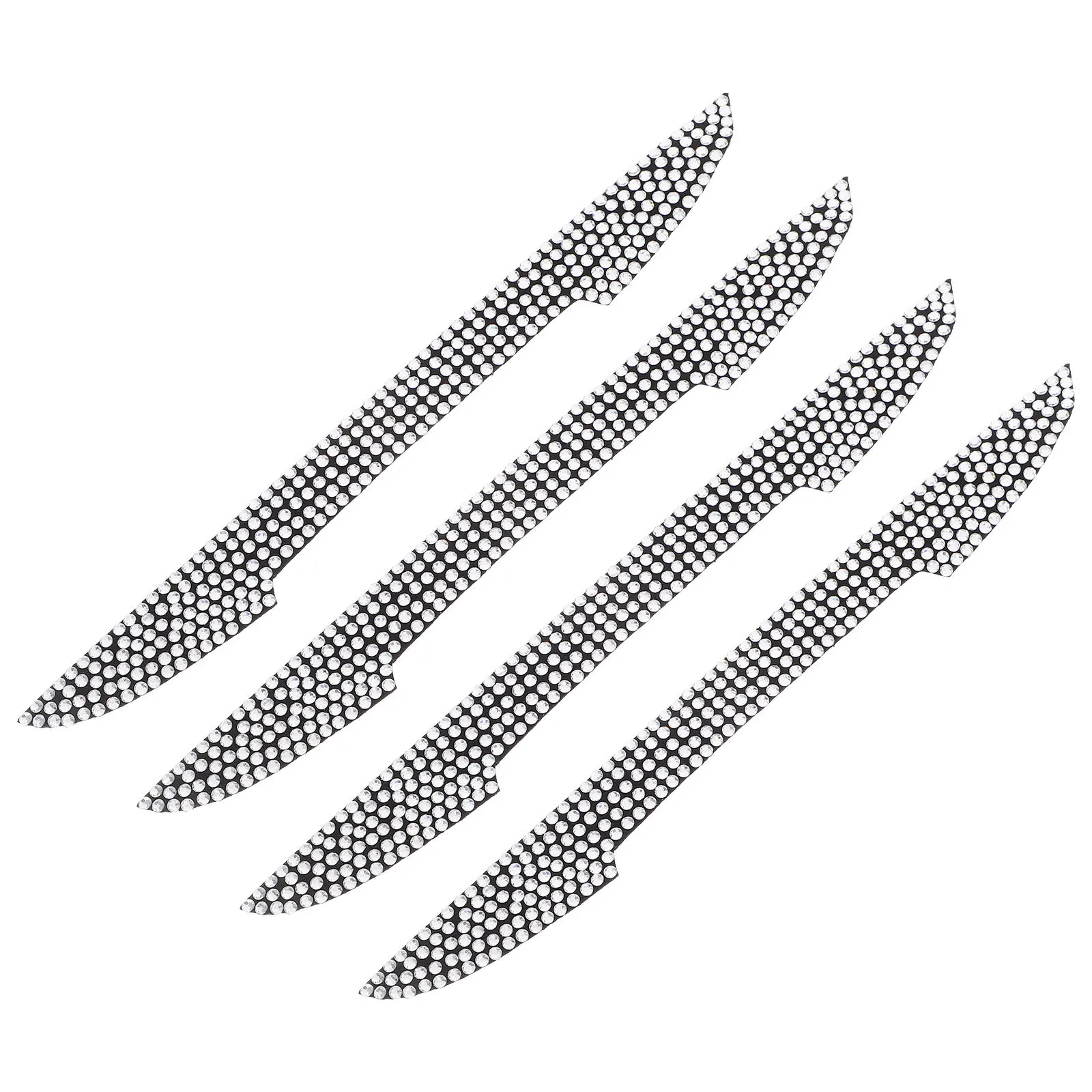 

4Pcs Car Door Handle Protector Scratch Resistant Glitter Stickers Bling Car Accessories Door Guard Anti Scratch Protection