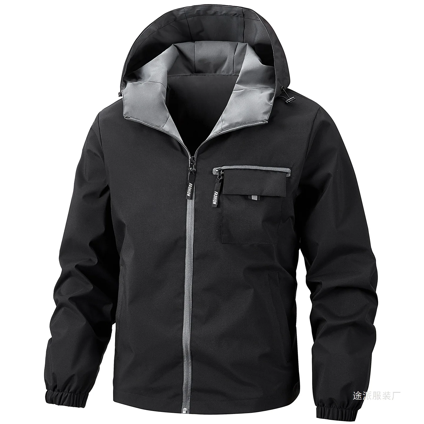 Men's Casual Sports Jacket 2026 Spring New Morning Running Light Waterproof Warm Hooded Jacket for Active Wear