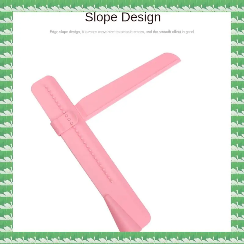 

9 Piece Cake Scraper Cake Smoother Adjustable DIY Baking Decorating Tools For Applying Icing To Cakes For Cake Cream Pink