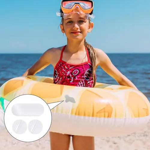 Imagen 2 del producto Kit de parches de colchón de aire, Kit de reparación de parches de piscina de TPU impermeable, Kit de reparación de lona de cinta de reparación de adhesión duradera transparente bajo el agua