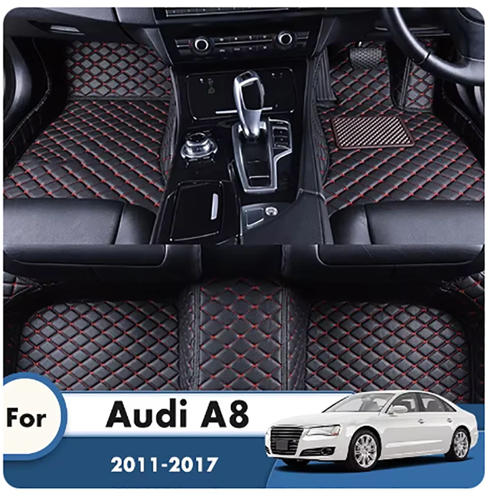 

Коврики на заказ, автомобильные коврики для Audi A8 2017 2016 2015 2014 2013 2012 подушечки аксессуары, украшение интерьера, коврики для стайлинга