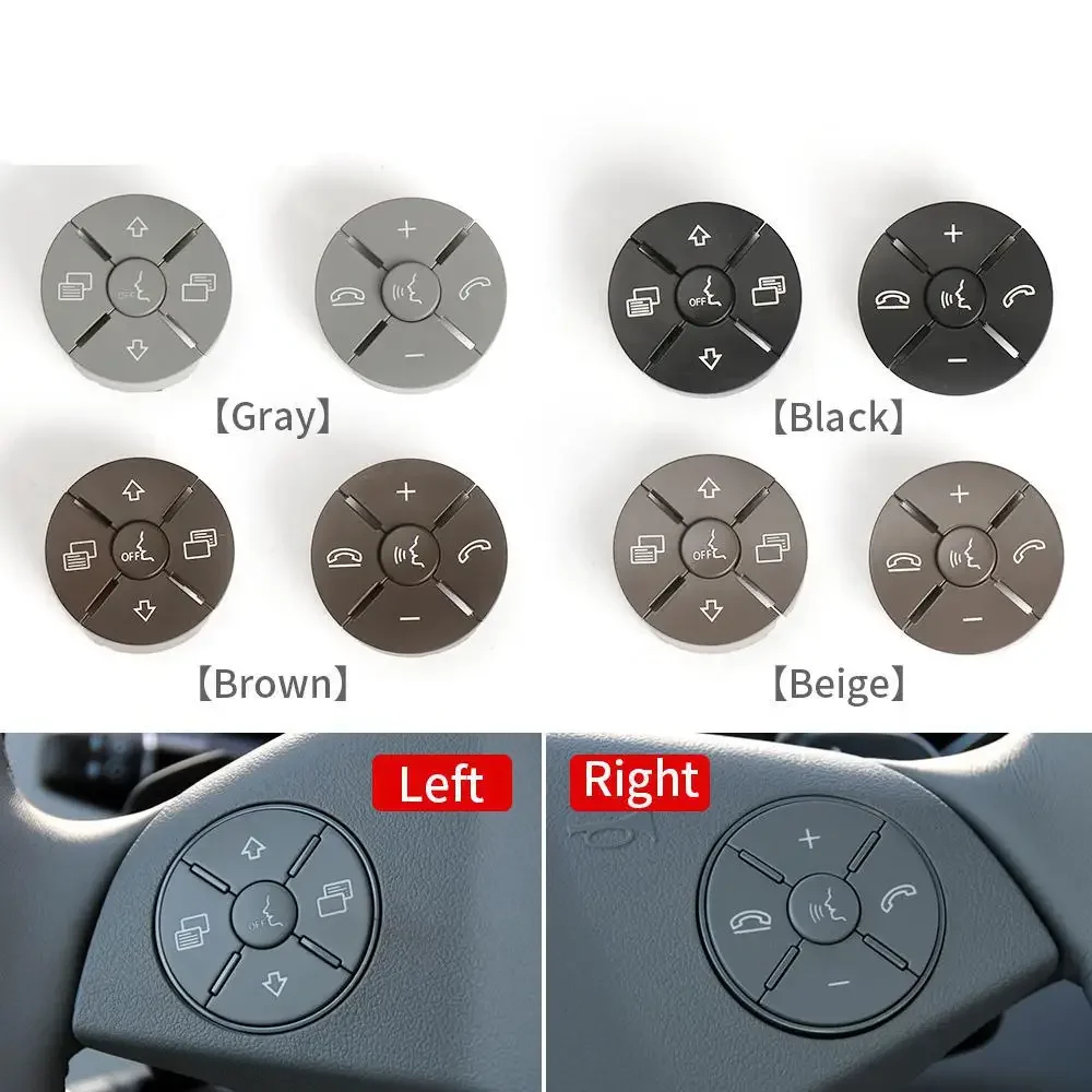 

For Mercedes W164 W251 Car Multi-function Steering Wheel Key Control Knob Button Cover For Benz ML GL R Class 1648700558