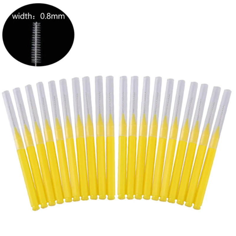20Pcs Mini Eyebrow Brush Brow Perm Brush Disposable Brow Lifting Brushes Bendable Micro Eyelash Brush Applicators Makeup Tools image 5