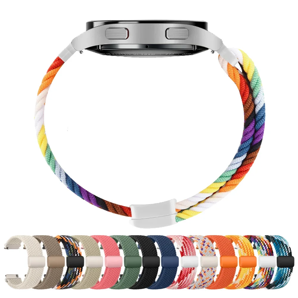 Bracelet magnétique tressé pour Amazfit, bracelet pour Amazfit GTR 4, 3, 2, 2e, 3 pro, GTR, 47mm, bracelet pour Amazfit BIP 5, Pace, Stratos 2S, 3, bracelet de montre, 22mm