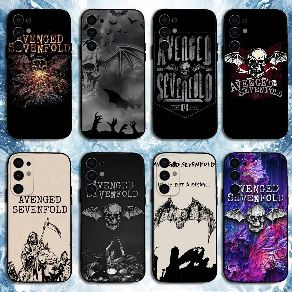 

A-Avenged Sevenfold Phone Case For Samsung S25,S24,S23,S22,S21,S20,Plus,Fe,Lite,Others Black Cover
