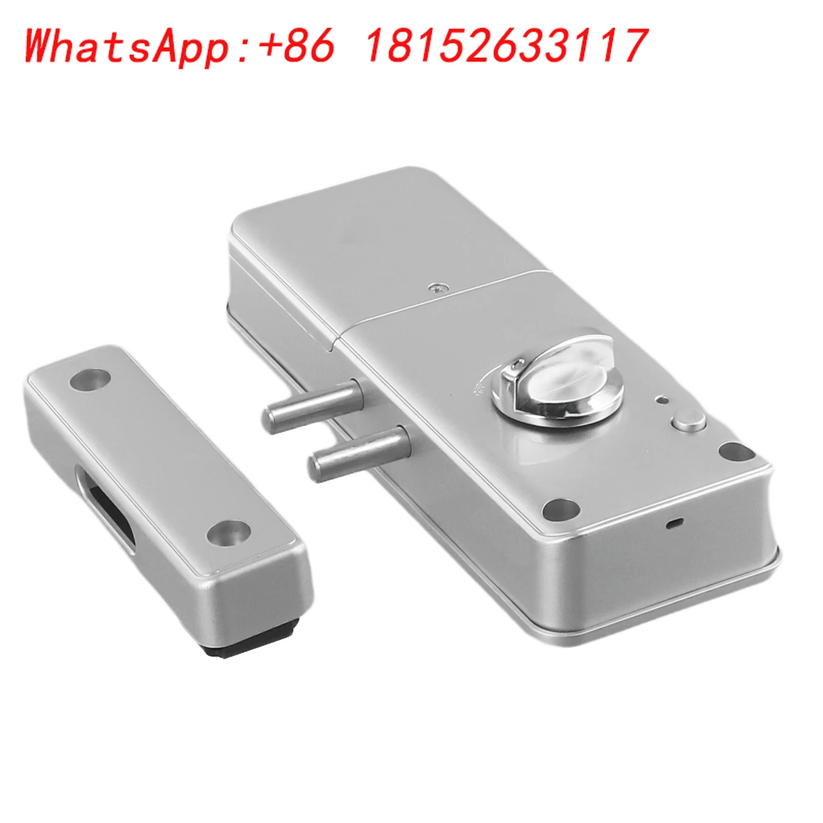 1 Uds cerradura de puerta Invisible inteligente cerradura de puerta de madera sin llave tarjeta IC clic de desbloqueo cerradura electrónica cerraduras de puerta antirrobo interiores MM