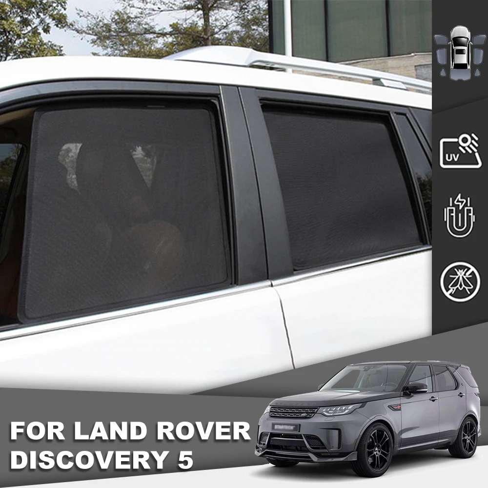 

For Land Rover Discovery 5 L462 2016-2023 Magnetic Car Sunshade Visor Front Windshield Curtain Rear Side Baby Window Sun Shade