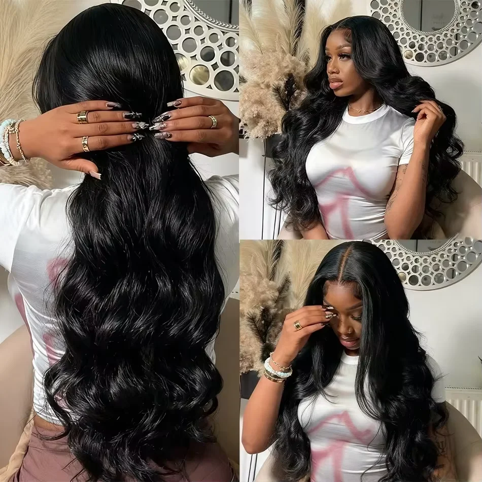13x4 13x6 HD Lace Frontal Human Hair Wig Body Wave Lace Front Human Hair Wigs Glueless 5x5 HD Lace Closure Wigs For Woman on Clearance Sale