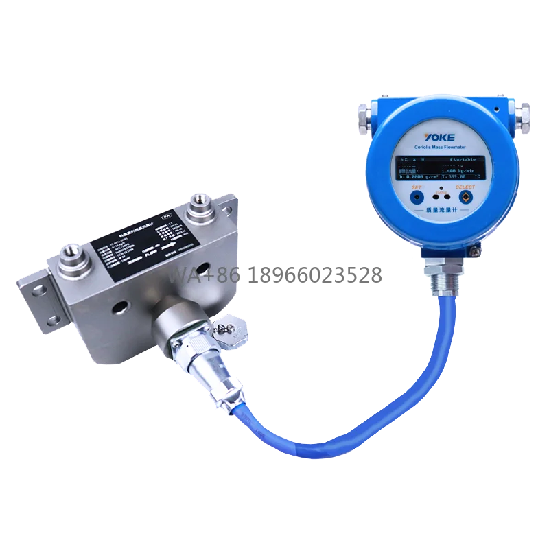 Ar - Medição de microfluxo de alta precisãoDN1 Coriolis Medidor de fluxo maciço Sensor - Medidor de vazão digital para líquido, gás, água, óleo,