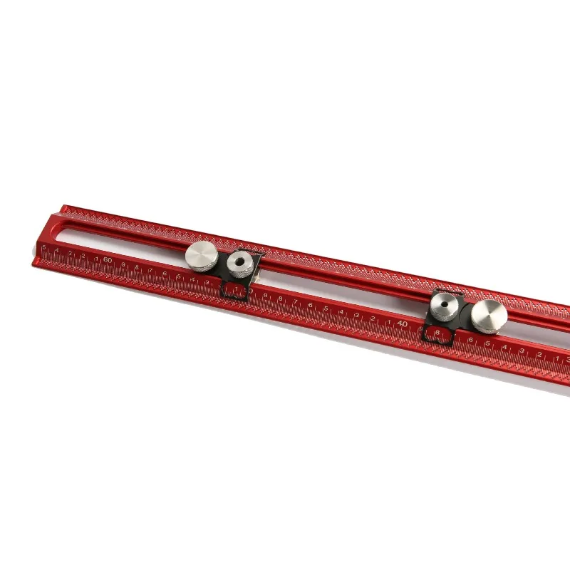 Woodworking T-type right-angle scribing size, hole ruler, 45-degree aluminum alloy angle ruler, punching ruler