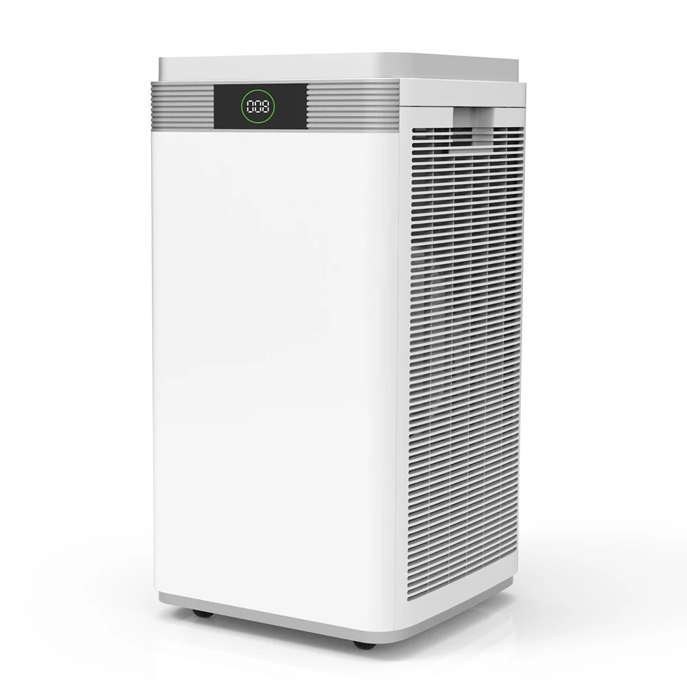 

Haike HOKO KJ800-A03 uvc light sterilization dust voc temperature and humidity smoke activ carbon air purifier for Office