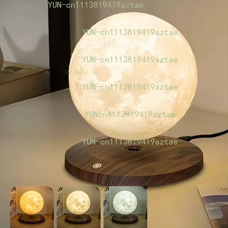 3D Printed Magnetic Levitating Moon Globe Ornament Creative Office Home Unique Gift Accessories