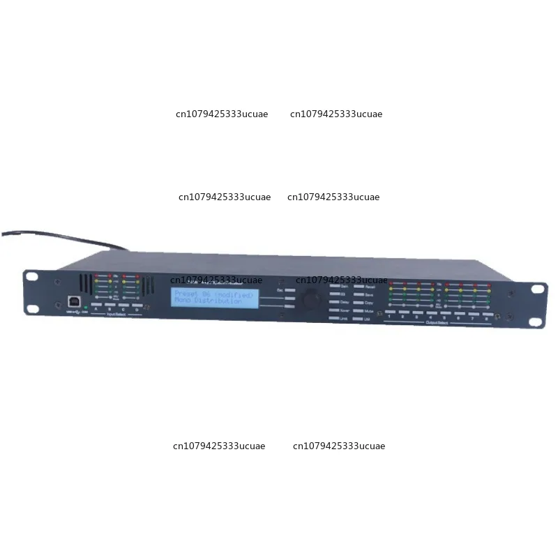 4.8SP Professional Audio Processor 4-in 8-out Stage Performance Home Karaoke Amplifier Sound Effects Device