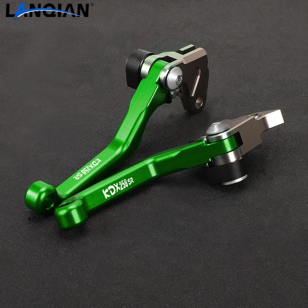 CNC Aluminum Dirt Bike Pivot Brake Clutch Levers Motorcoss Accessories For KAWASAKI KDX250SR 1992 1993 1994