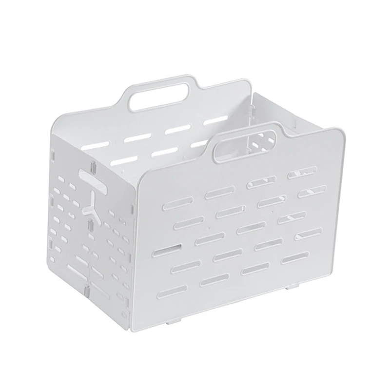 

Collapsible Storage Basket Foldable Laundry Hamper Modern Plastic Bins Crates With Handles