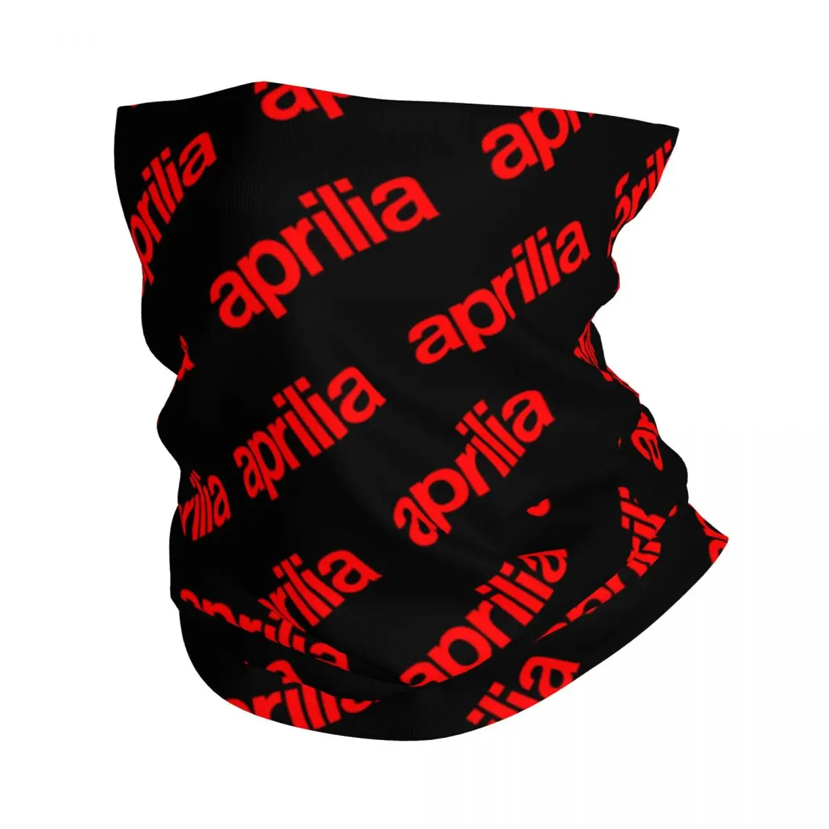 Custom Motorcycle Aprilias Racing Neck Gaiter Men Women UV Protection Winter Bandana Scarf for Ski