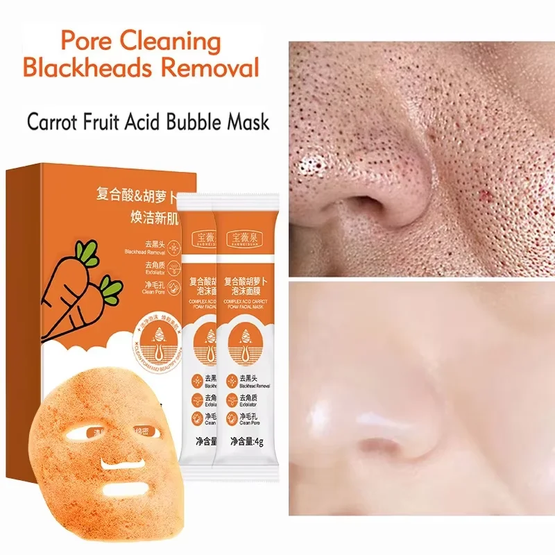 

Face Cleaning Bubble Mask Shrinking Pore Remove Blackhead Deep Cleaning Oil Control Anti-Acne Brighten Whitening Face Skin Care