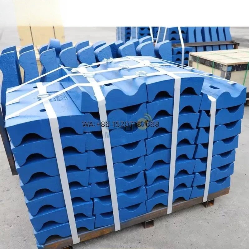 Wmwmnu High Manganese SAG Ball Mill Liner AG Ball Mill Shell Liner Feed End Head Liners for Construction Industry