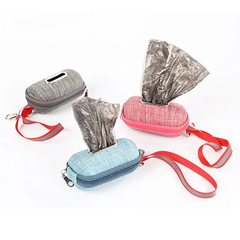 

Portable Pet Dog Poop Bag Dispenser Eco-Friendly Biodegradable Pick-Up Bags Dog Accessories Pet Cleaning Supplies Waste Bags