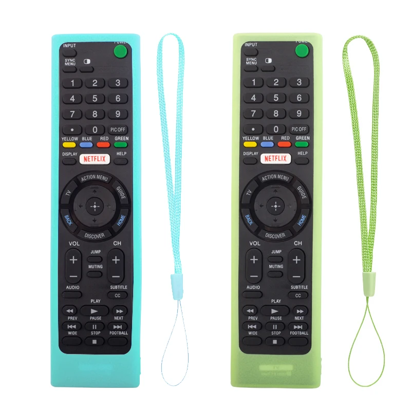 Luminous Soft Silicone Protective Covers for Sony TV RM-ED052 RM-ED050 RMT-TX200C RMT-TX100D RM-ED053 RM-ED060 RMF-TX300C Remote