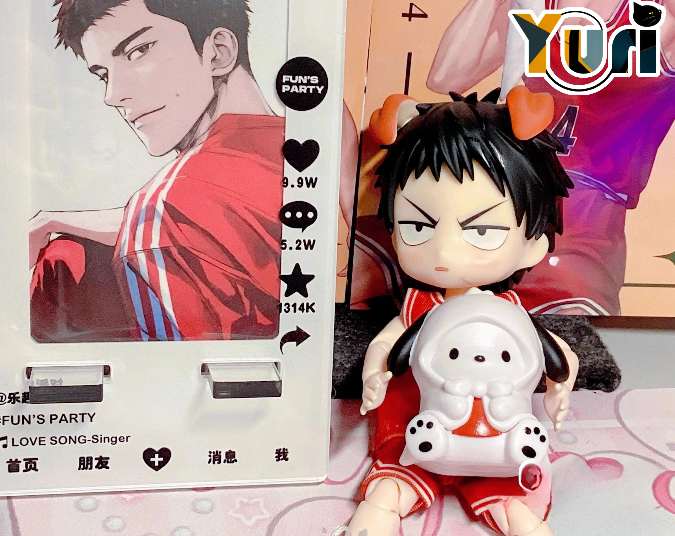 Yuri Original Bär Doge Ohr Kopfbedeckung Verwenden OB11 OB22 Stirnband BJD Puppe Ohren Zubehör Nette Reizende Cosplay Geschenk Kind