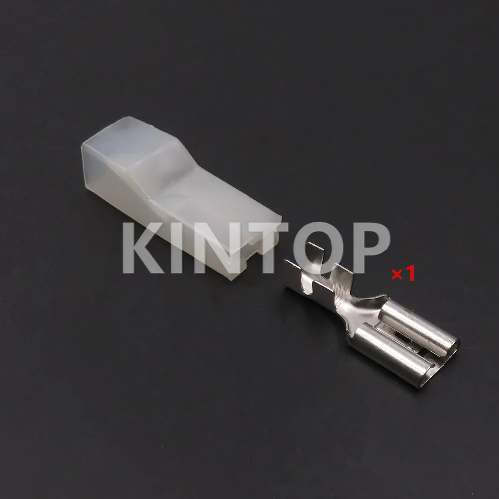 

1 Set 1 Pins 9.5mm Automobile Wire Connector with Terminal AC Assembly Car Large Current Socket