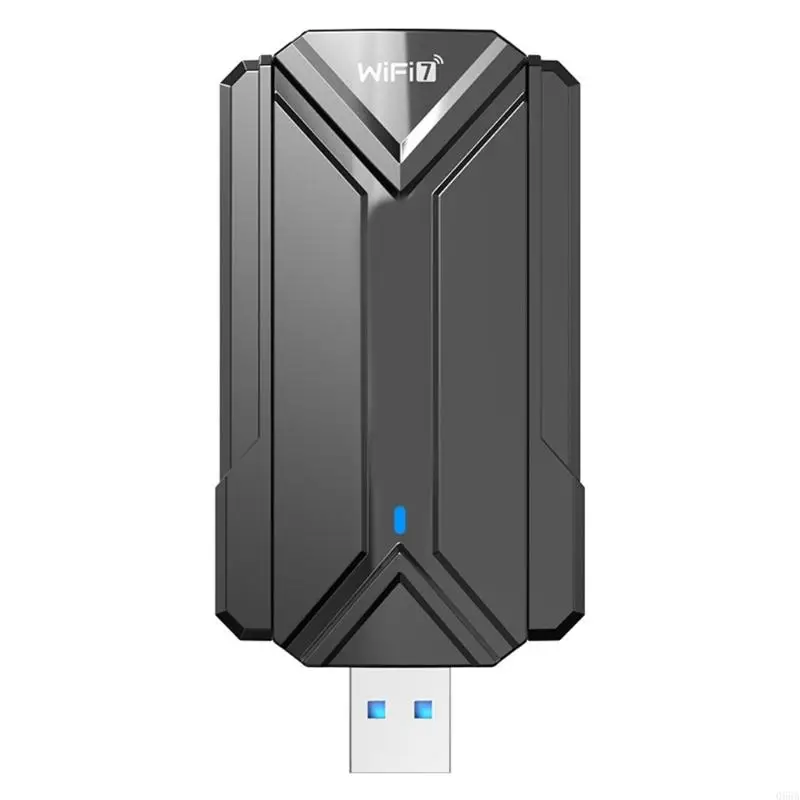 

CF983BE USB WiFi 7 6452mbps Adapter Dongle Multiple Band 2.4Ghz&5.8GHz Networking Wireless Receiver Adapter Dongle