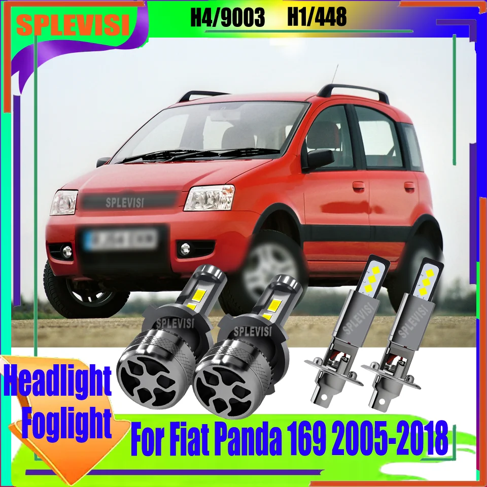 

High quality LED Headlight Foglight For Fiat Panda 169 2005 2006 2007 2008 2009 2010 2011 2012 2013 2014 2015 2016 2017 2018