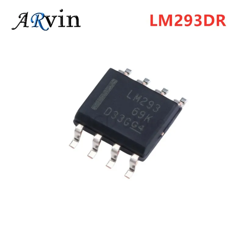 10pcs/lot LM293 LM293DT LM293DR DUAL DIFFERENTIAL COMPARATORS IC SOP-8