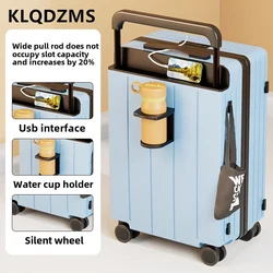 KLQDZMS Hand-Reisekoffer, 20 Zoll, 22 Zoll, 24 Zoll, 26 Zoll, 28 Zoll, PC-Boarding-Box, große Kapazität, Trolley-Koffer mit Rollen, Rollgepäck