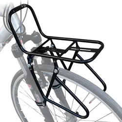 Bicycle Front Pannier Rack MTB Road Bike Cargo Racks Carrier Bag Luggage Shelf Bracket Load Bearing 15kg Cycling Bike Accessory