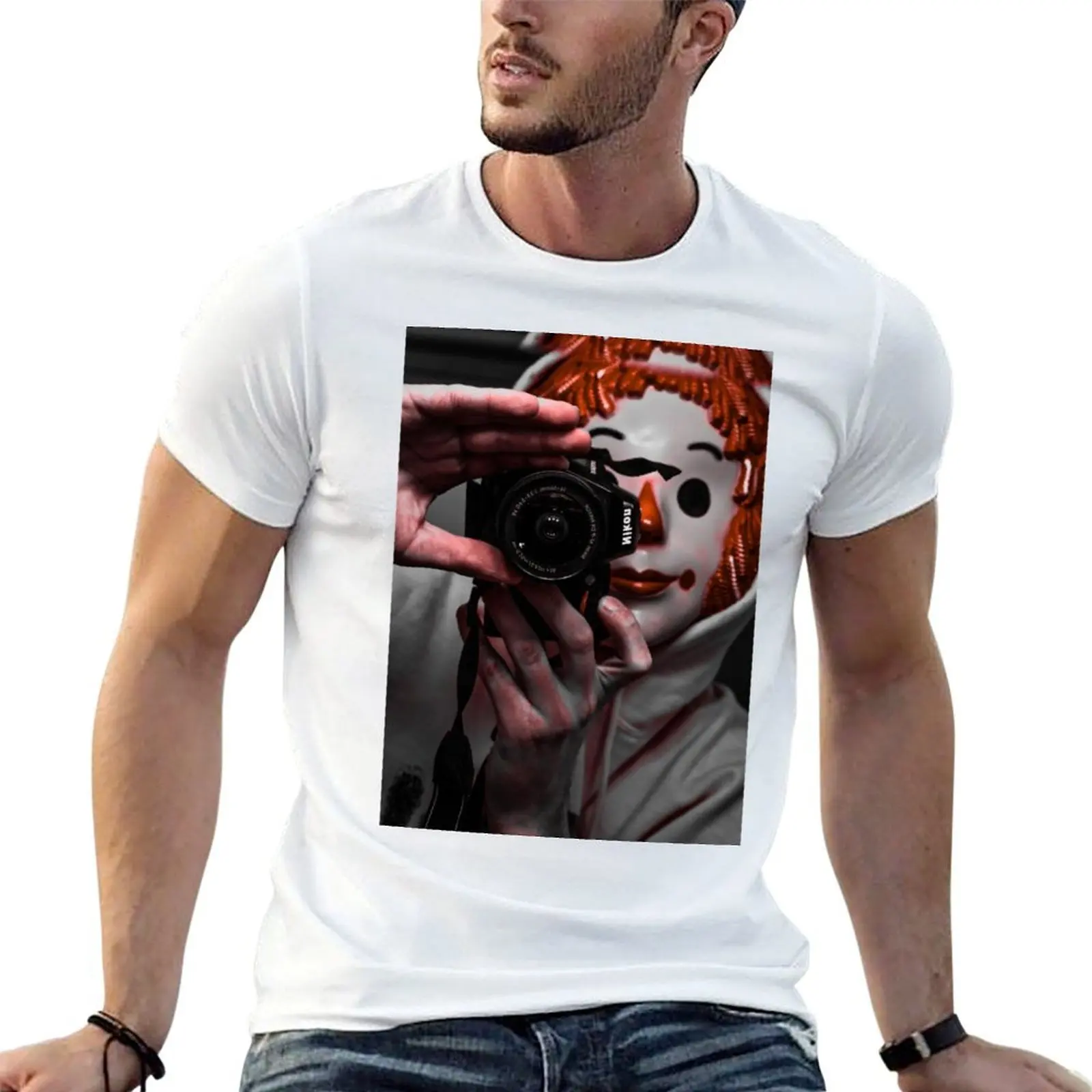 

Self-Portrait (Spooky Version) T-Shirt man t shirt cotton t shirt for man T-Shirt