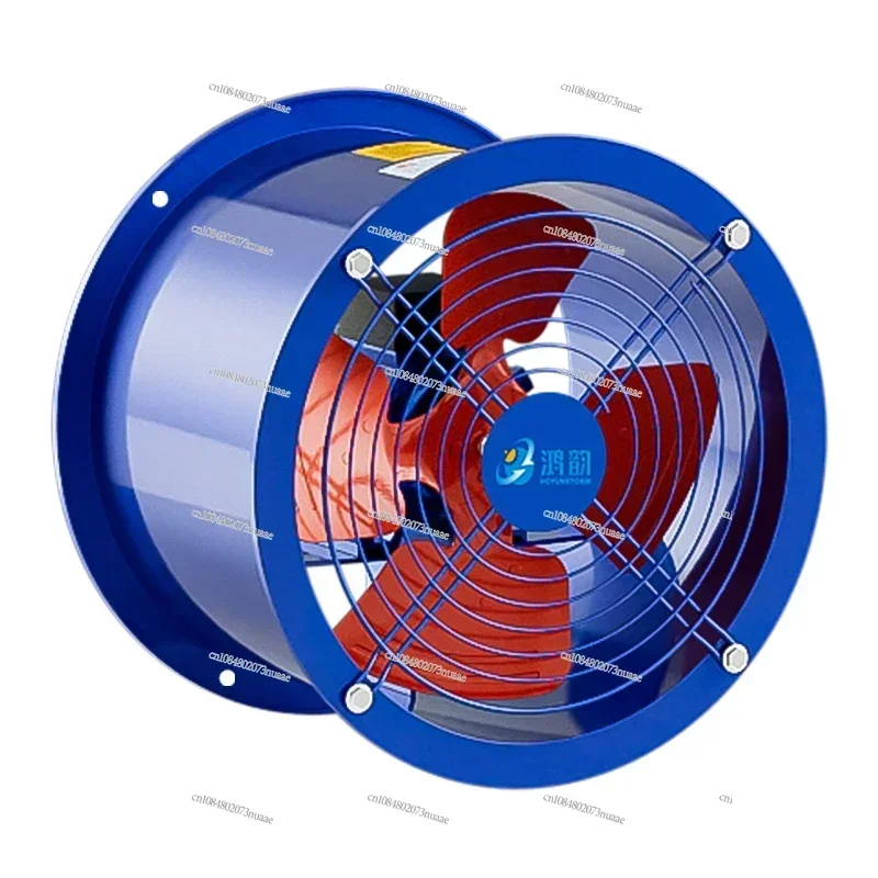 

Pipeline Axial Flow Fan, 220V, Low Noise Ventilator, 380V, Industrial Plant Ventilating Fan, Kitchen Ventilator