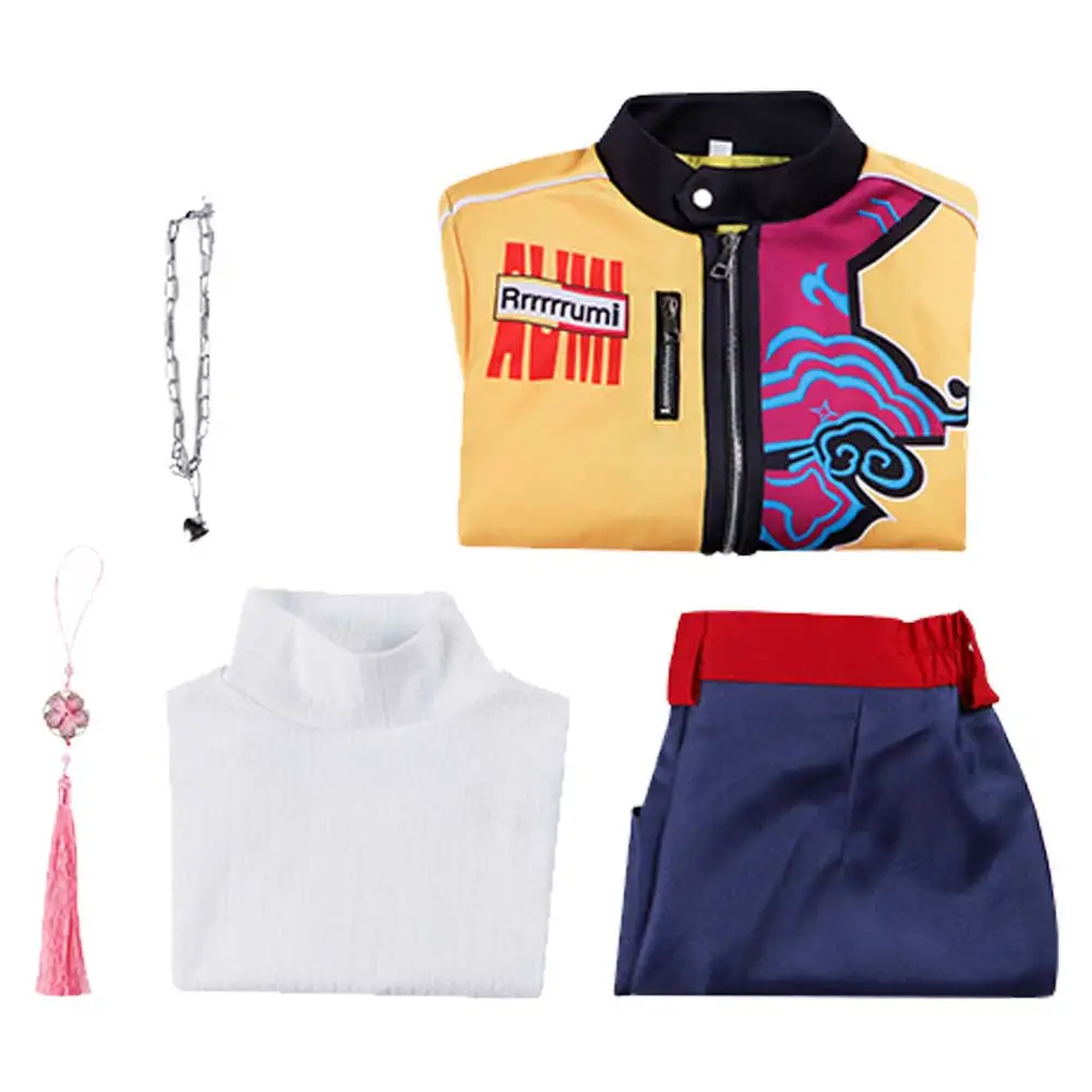 2025 الكرتون شيطان هنتر من KPop تأثيري رومي السراويل العليا تمويه لعب الأدوار طقم ملابس هالوين كرنفال الدعاوى للنساء