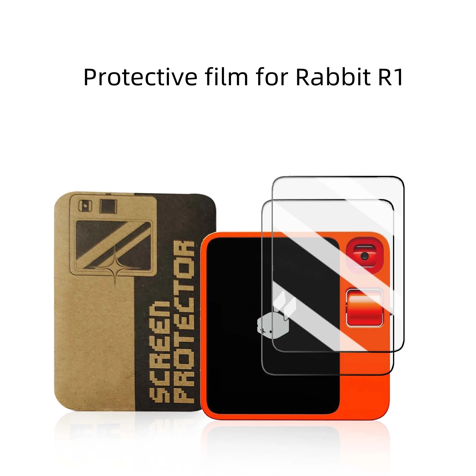 2Pcs HD Protective Film for Rabbit R1 AI Artificial Intelligence Device Accessories