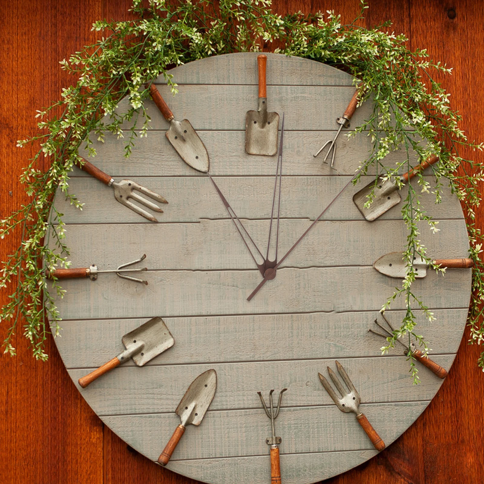 

5Sets Clock Accessories Wooden Hands Copper Sleeve Replacement Wall Clock Mechanism DIY Kit for Home Decor and Repair