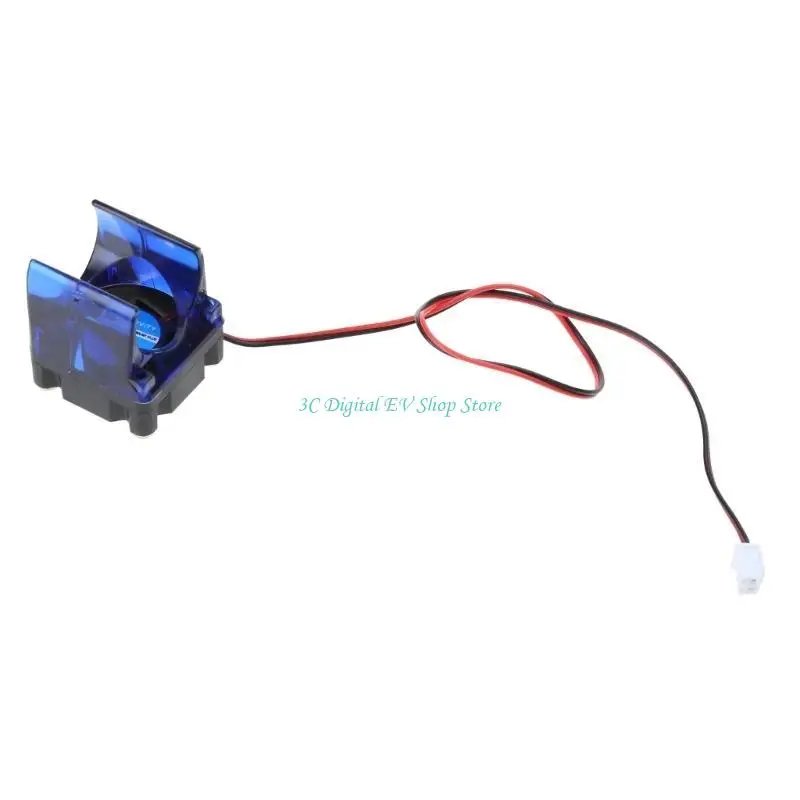 E74D 3010 Cooling Fan with Brackets Duct Housing Guard 12V 24V Support Cover for V5V6
