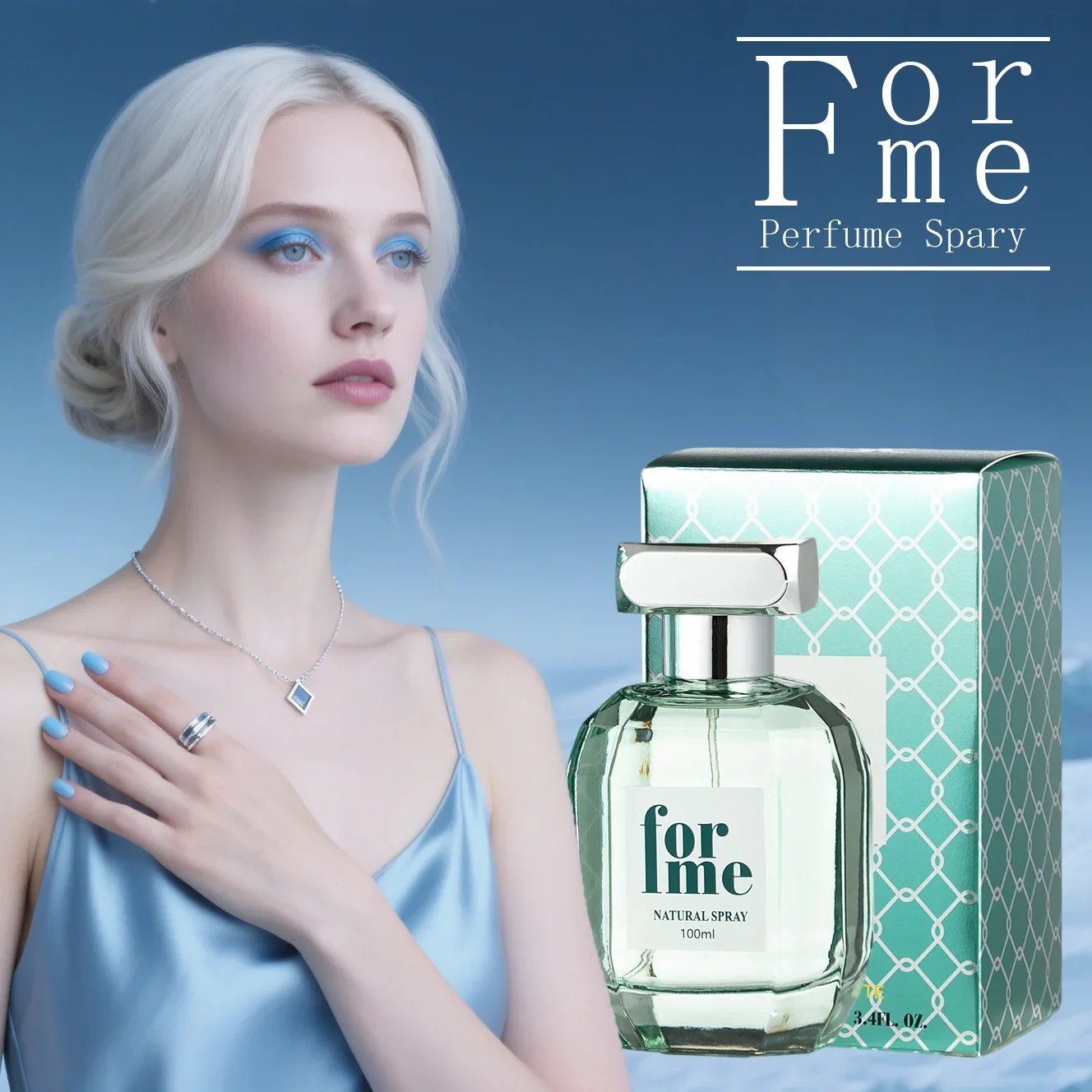 Parfüm für Frauen, langlebig, 100 ml Spray, blumiger fruchtiger Duft, natürlicher Sandelholz-Vanille-Duft, Original-Parfüm für Damen